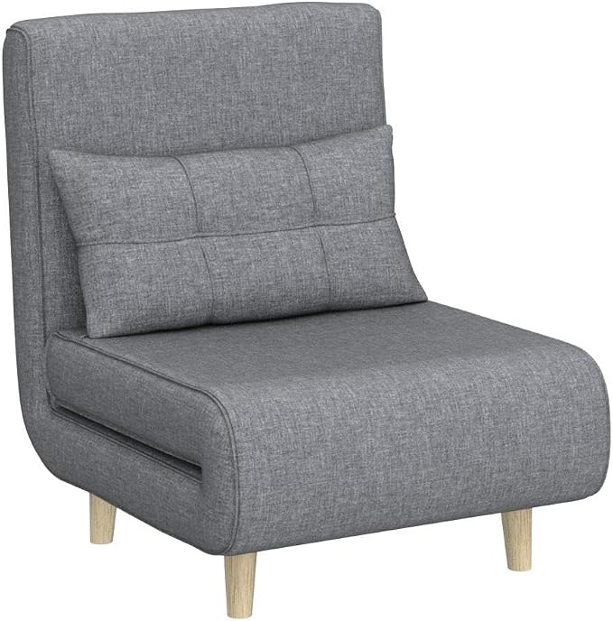 Aiho 3 in 1 Sleeper Chair Bed, Convertible Futon Sofa - Image 6