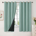 YoungsTex Sage Green 100% Blackout Curtains by YoungsTex