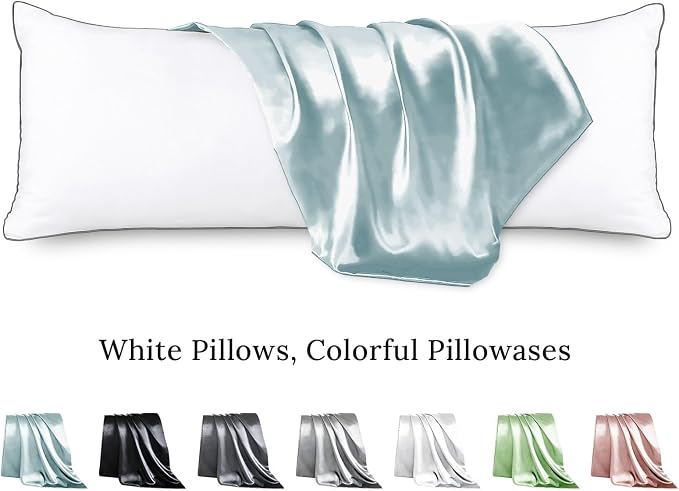 Body Pillow with Satin Pillowcase, Body Pillow - Image 2