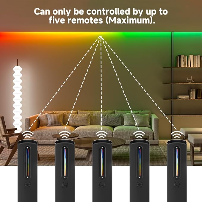 BTF-LIGHTING RF 2.4GHz Wireless Remote RC09RFB & C05W RGBWW 2.4GHz Tuya WiFi Controller Kit Alexa Google Home APP Control for RGBCCT PWM 5050SMD FCOB (+ R G B W W) 6PIN LED Strip DC12V DC24V