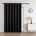 CUCRAF Custom Black Blackout Curtains 1 Panel Set, Thermal Insulated Grommet by CUCRAF