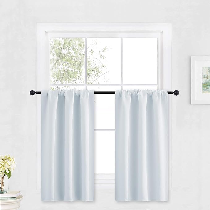 RYB HOME Kitchen Curtains Over Sink 36 inch Length by RYBHOME