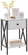 VECELO Nightstand, Modern Bedside End Table, Night Stand by VECELO