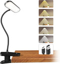 CUHIOY Rechargeable Clip on Light, Bed Headboard Reading Lamp, 5 Colors 5 by CUHIOY