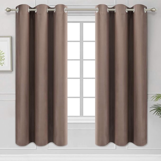 Diraysid Cappuccino Grommet Blackout Curtains by Diraysid%2C+refresh+your+life