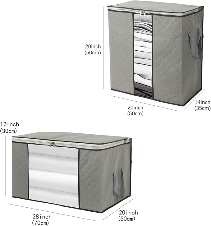 Szxc 2 Pack Foldable Large Storage Bags - Image 2