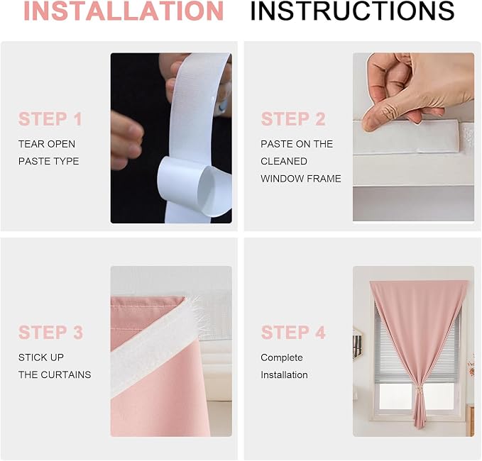 Self Sdhesive Curtains for Windows - Image 2