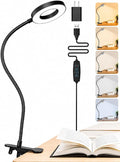 Clip on Lamp, 5 Colors+10 Brightness Memory LED Desk Lamp by Unknown