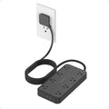 TESSAN Power Strip Surge Protector, 10FT Flat Plug Extension Cord | 8 Outlets 3 by TESSAN