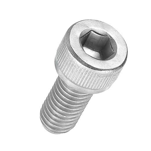 Kozelo 10pcs Socket Head Cap Screws - [M8-1.25 x 18mm] 304 Stainless Steel Allen Socket Drive for Electrical Motor 3D Printing Fan Engine Replacement Use, Silver