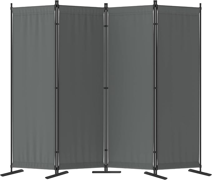 Morngardo Room Divider, Folding Privacy Screens, 4 Panel Room Partitions by Morngardo