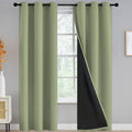 Yakamok Sage Blackout Curtains 84 inches Long by Yakamok