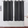 Blackout Curtains 42 x 63 inch/Dark Grey Curtains Set of 2 Panels/Thermal by Lemomo