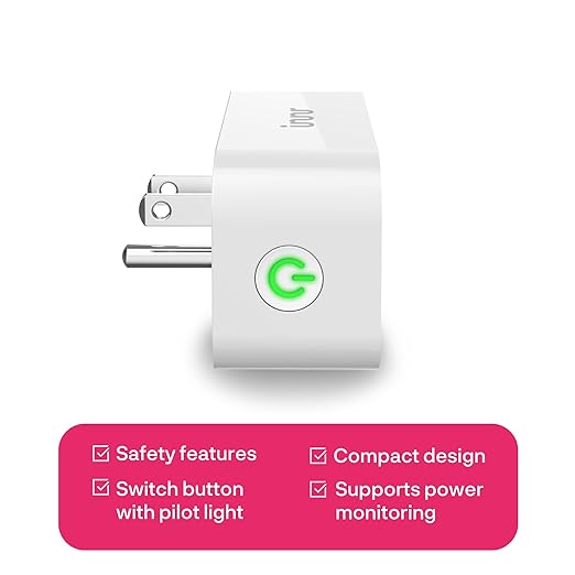 Innr Zigbee Smart Plug, Works with Philips Hue*, Alexa and SmartThings, Zigbee Repeater, Energy Monitoring, 2-Pack