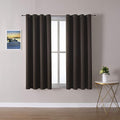 ChrisDowa Blackout Curtains for Bedroom and Living Room 45 Inches Long | 2 by ChrisDowa