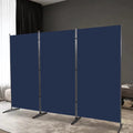 3 Panel Folding Room Divider, Sturdy Frame Freestanding Wall Divider | by YASRKML