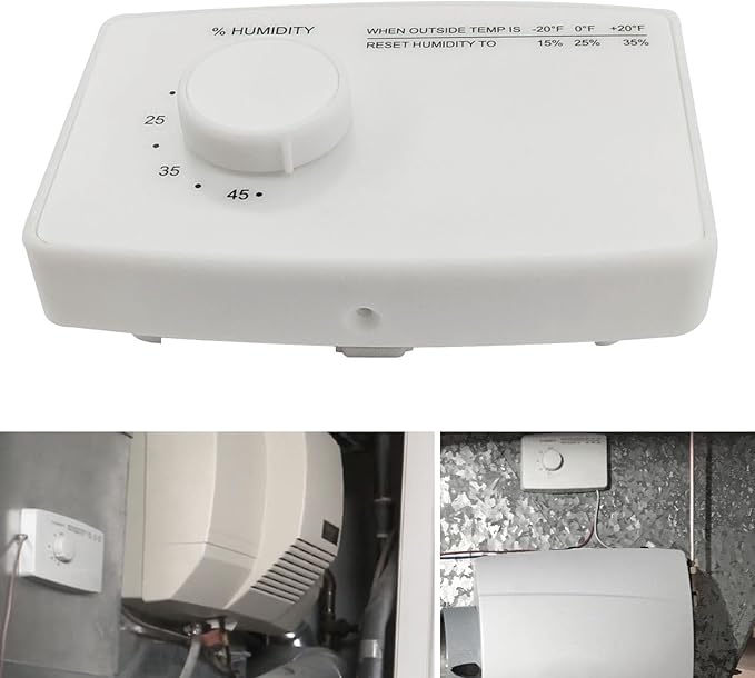 Dicsley 4655 Manual Humidistat Digital Control Humidistat for Whole House Humidifier, Duct or Wall Mounted Humidifier,24VAC