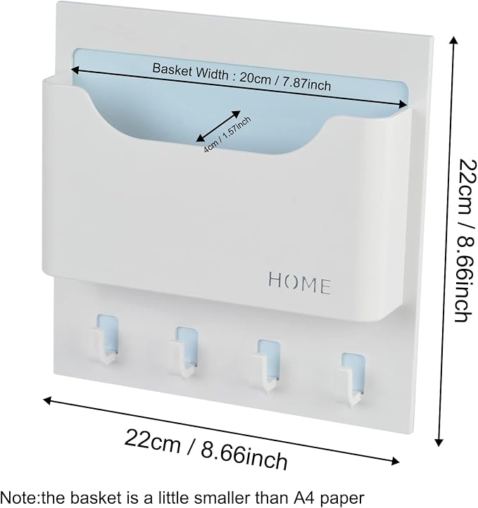 Bedside Shelf Wall Mounted Dorm Room Rack Organizer Storage - Image 3