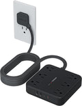 TESSAN 15Ft Black Extension Cord by TESSAN