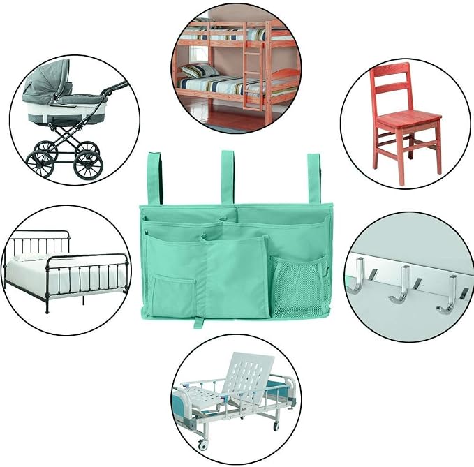 Sugaroom Bedside Storage Caddy, Bunk Bed Organizer Bed Storage Pocket Bedside - Image 7