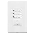ENERLITES 1-Hour Countdown Timer Switch, 1-5-10-20-30-60 Min, for Bathroom Fans, Heaters, Lights, LED Indicator, 120VAC 800W, No Neutral Wire Required, UL Listed, HET06-J6-W, White, 1 Pack