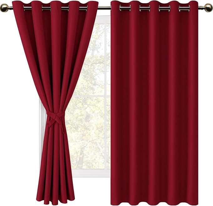 DWCN Blackout Curtains with Tiebacks - Image 7