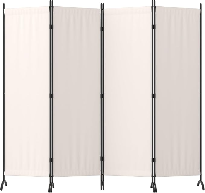 Room Divider 4 Panel Folding Screen Portable Wall - Image 9