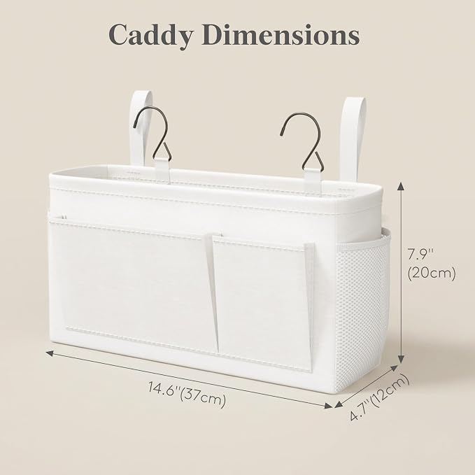 Lifewit Bedside Caddy Storage Organizer, Hanging Storage Bag - Image 6