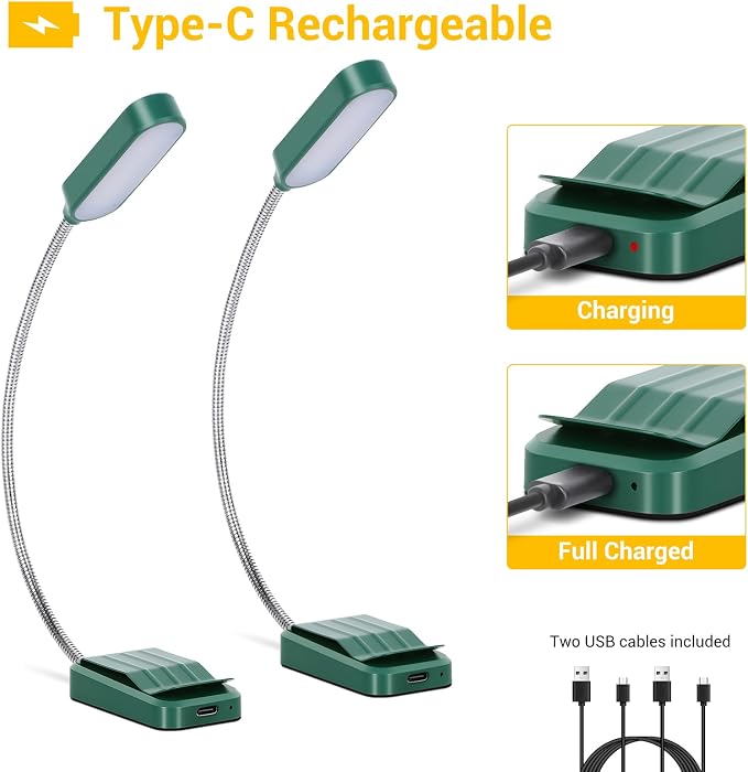 2 Pack Rechargeable Book Lights - Image 7