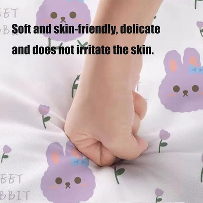 E I F E R Disposable Bed Sheets Fitted Sheet, Disposable Travel Sheets for Travel with Quilt Cover and Pillowcase, Disposable Bedding Travel Bedding Disposable Sheets for Hotel Hospital 4 PCS