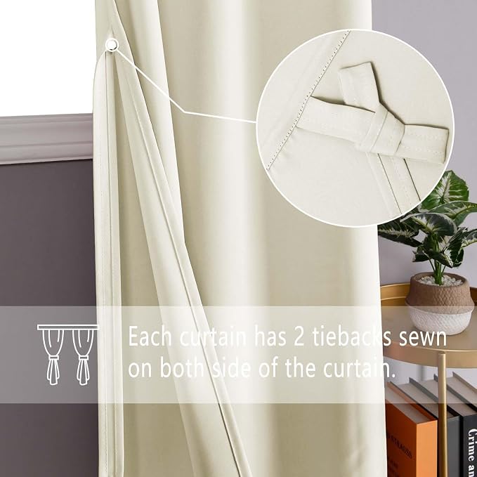 DWCN Blackout Curtains for Bedroom - Image 2