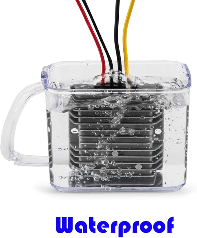 MGGi DC Boost Converter, 12V to 24V 10A 240W Voltage Booster, DC Power Supply Module, Waterproof - for Car, Truck, Boat, Electric Bike