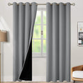 BGment Thermal Insulated 100% Blackout Curtains 90 Inch Length 2 Panels by BGment
