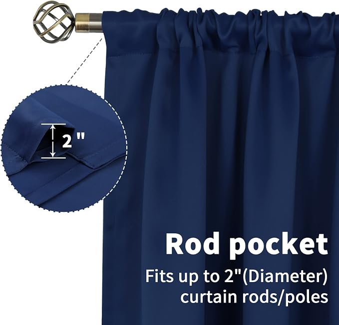 BGment Extra Wide Blackout Curtains - Image 4