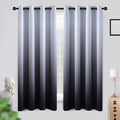COSVIYA Grommet Ombre Room Darkening Curtains 63 inch Length 2 Panels, Gradient by COSVIYA