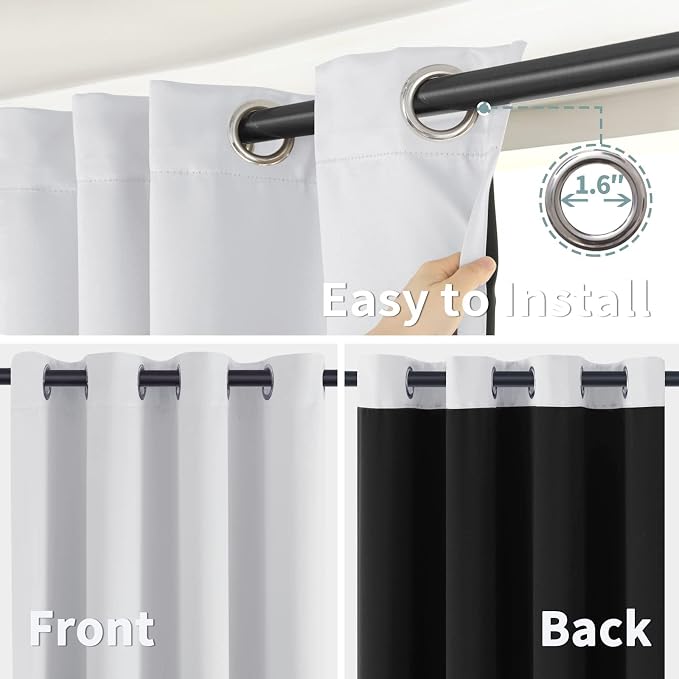 BGment 45 Inch Curtains for Bedroom - Image 6