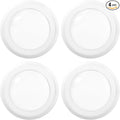 Sunco 5/6 Inch LED Disk Lights, Flush Mount Disc Recessed Ceiling Can Lighting, 1050 LM, 3000K Warm White, Dimmable, 15W=75W, Damp Rated ETL 4 Pack