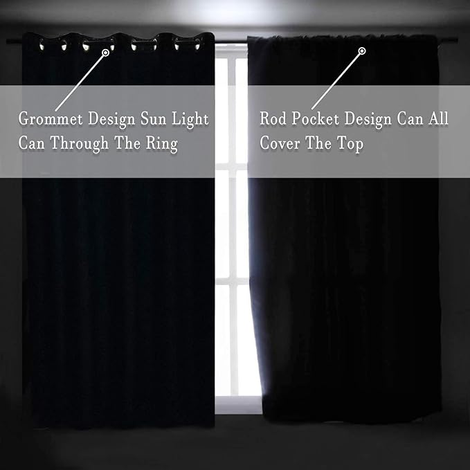 Turquoise Blackout Curtains - Image 6
