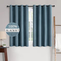 MIULEE 100% Blackout Linen Curtains by MIULEE