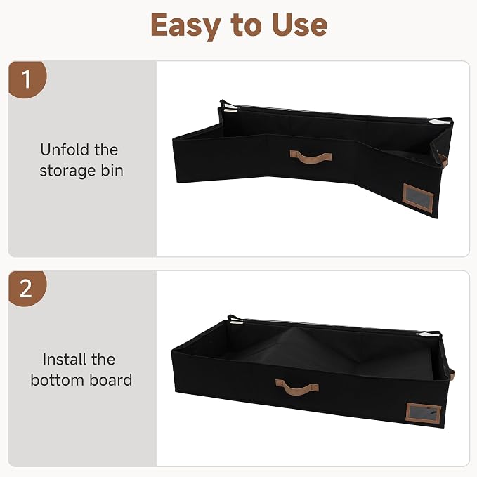 StorageWorks 7 Inch Low Profile Under Bed Storage Containers - Image 7