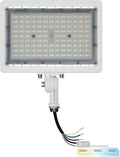 NUWATT 90W LED Flood Light, 3CCT 3000K/4000K/5000K Selectable, IP65 Waterproof Lighting, Adjustable Knuckle Mount, 12600LM, 0-10V Dimmable, 120-277V, Outdoor Security Floodlight for Yard, White, UL