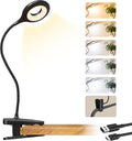 CUHIOY Rechargeable Clip on Reading Light by CUHIOY