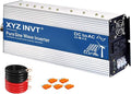XYZ INVT 3000W Pure Sine Wave Inverter 24V to 120V AC, 6000W Peak Power, Power Converter for Solar System, Off-Grid Home, RV, Truck & Camping