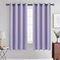 COSVIYA Grommet Room Darkening Lilac Curtains 63 inch Length by COSVIYA