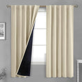 BGment Beige Full Blackout Curtains by BGment