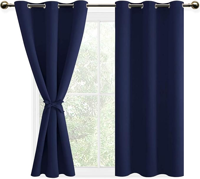 DWCN Short Blackout Curtains for Bedroom by DWCN