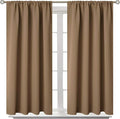BGment Taupe Blackout Curtains 45 Inch Length by BGment