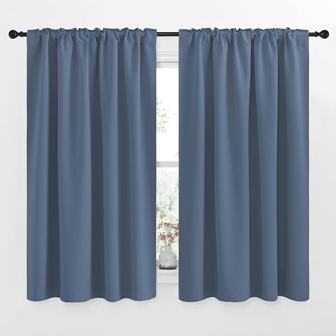 NICETOWN Kitchen Window Curtains, Privacy Short Drapes - Image 3