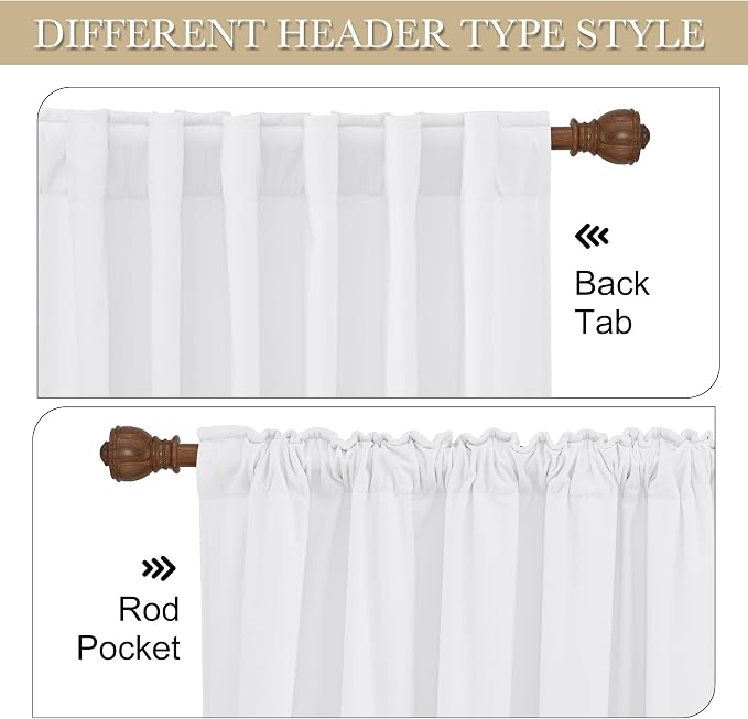 RYB Home Velvet Curtains 108 inches Long - Image 3