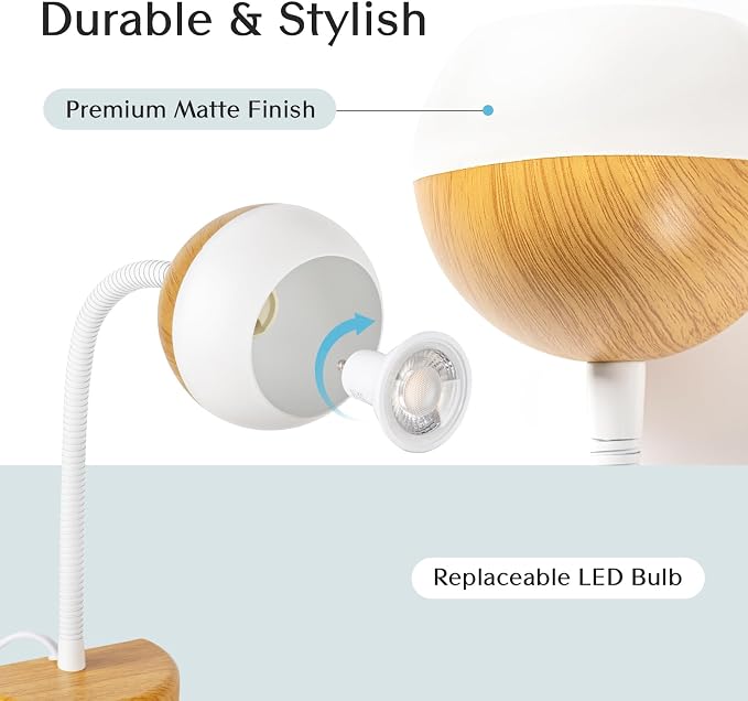 Patented Innovative Design Headboard Reading Light. No Drilling Book Light - Image 4